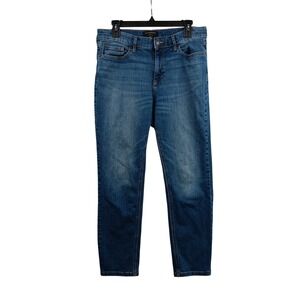 Banana Republic Girlfriend Jeans Mid Wash Blue Women Size 29 8 Denim